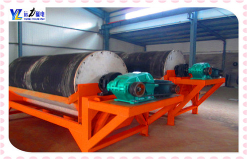 鐵礦永磁筒式磁選機，湖南鐵礦永磁筒式磁選機_遠力湖南鐵礦永磁筒式磁選機的結(jié)構(gòu)磁場分布圖