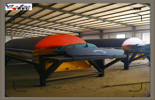 永磁筒式磁選機，邢臺永磁筒式磁選機_遠力邢臺永磁筒式磁選機的結構磁場分布圖